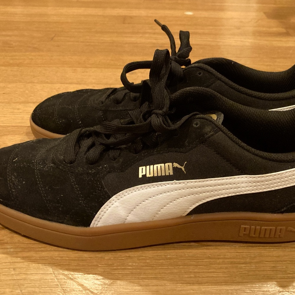 Puma suede & nylon lo top 10.5